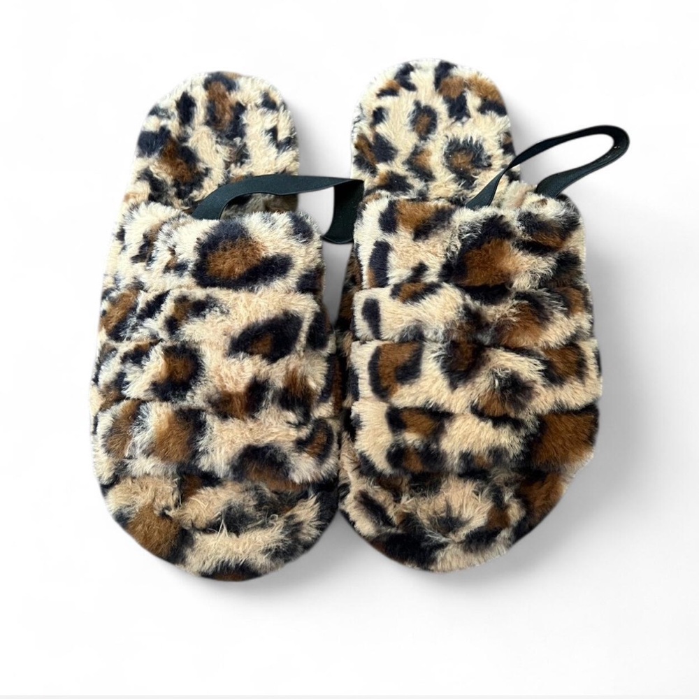 Cheetah Print Slippers - Picture 2 of 4